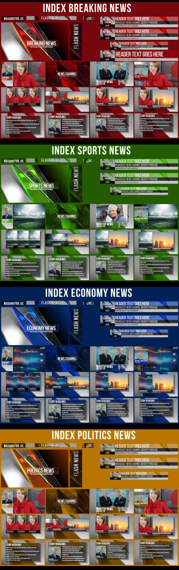 Videohive - News Complete Package 19581960 - Free Download 